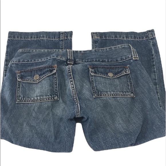 Hollister Cropped Jeans, Blue, 3 - Picture 4 of 9